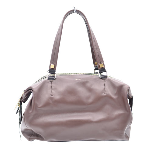 CELINE Horizontal Hippo Leather Bag Tote Bag